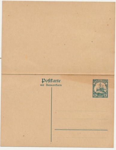 Deutsches reich karolinen 1917 - karolinen,