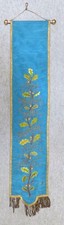 original altes Banner handestickt zur Fahnenweihe um 1900           (b2)