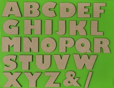 Holzbuchstaben groß fett 3-30