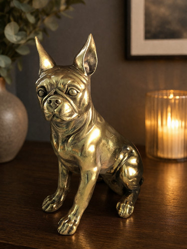 Figur hund bulldogge - hund,