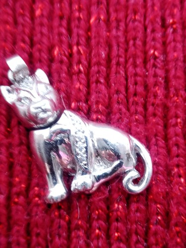 Echtsilber 925 katze mit - 925,