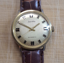 Zentra Vintage Armbanduhr Uhr mechanisch Automatik PUW 1460