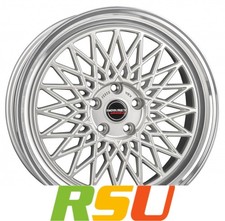 Borbet silver rim polished - silver,