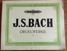 J. S. Bach - Orgelwerke V, Edition Peters Nr. 244