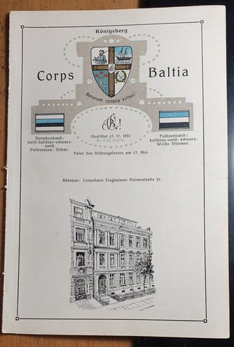 Corps baltia königsberg - baltia,