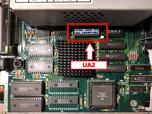 Atari mega ste - atari, floppy