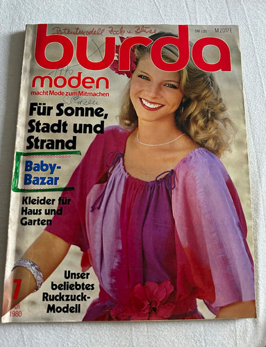 Burda moden ausgabe 1980 - burda,