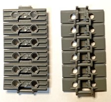 12x Lego Technic Kettenglieder 5x3x1 dunkel grau Panzer Kette Glied 42479 57518