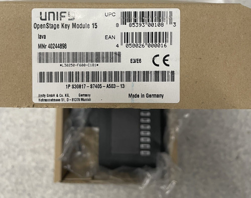 Unify openstage key - unify, module