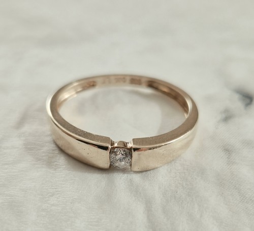 Gold ring 14k 585 gelbgold - gold,