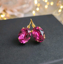 Ohrringe mit Swarovski Oval