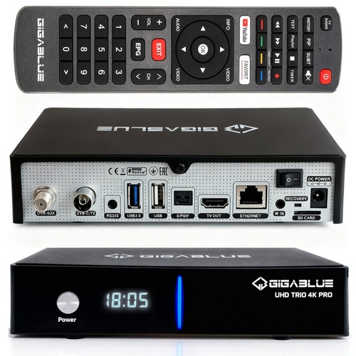 Gigablue uhd trio pro combo - 4k,