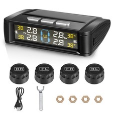 Auto solar usb lcd wireless - solar,