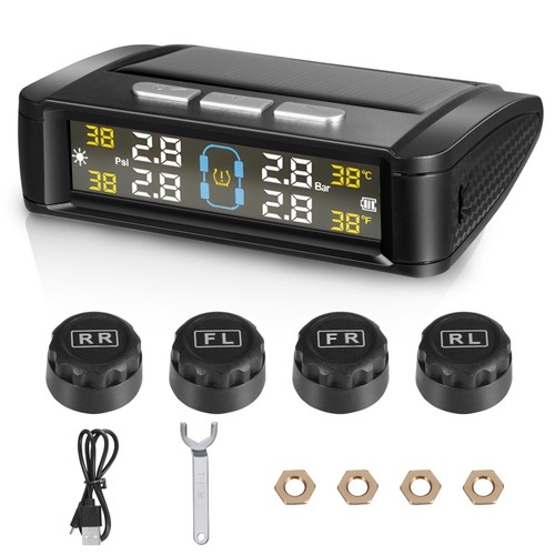 Auto solar usb lcd wireless - solar,