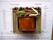 Isophon Lautsprecher Drossel