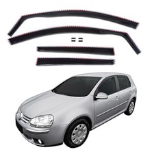 Windabweiser Regenabweiser Für VW Golf 5 2004-2008 Schwarz GP