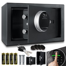 Möbeltresor mit Fingerabdruck 3 Größen Elektrisch Dokumenten Geld Tresor Safe XL
