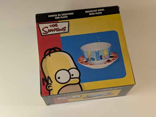 Simpsons schale und - simpsons, teller