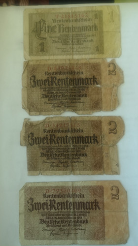 Scheine deutsche rentenbank - 4,