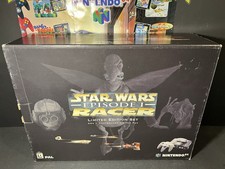 NINTENDO 64 || LIMITED EDITION SET STAR WARS EPISODE 1 RACER KONSOLEN LEER OVP |