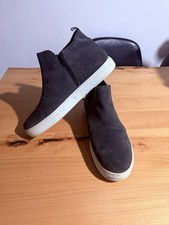 Herrenschuhe Stiefeletten Boots Größe 43 Wildleder Grau