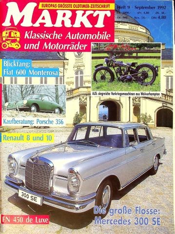 Oldtimer markt 1992 - 3), 09/1992
