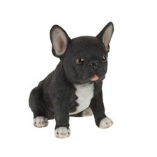 Deko-Figur Bulldogge schwarz