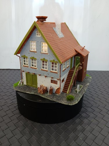 Eisenbahn modellbau haus mit - eisenbahn,