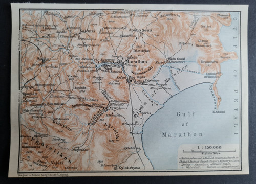 Antike karte von 1909 - karte,