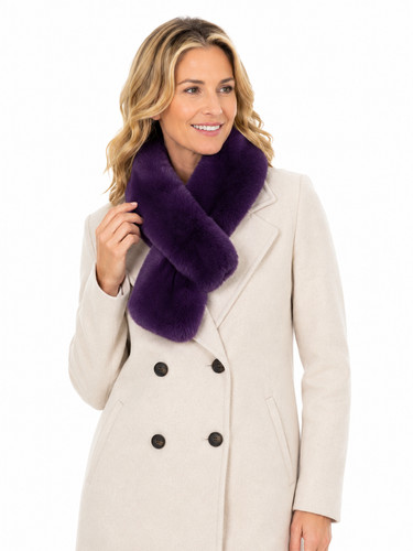 Schal lila 140 cm - lila,