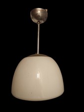 Hängelampe 1920er -Mid century, Opalglas, 45cm,