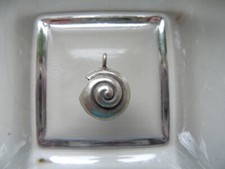 Silber anhänger schnecke - silber,