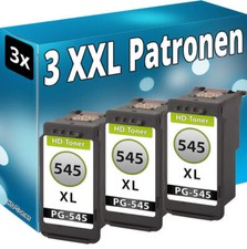 3x TINTE PATRONEN PG-545 XL