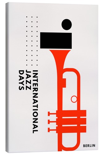 Leinwandbild jazz days berlin - leinwandbild,