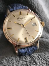 GUB Glashütte Spezimatic Kal.75,Automatik Vintage Herrenuhr, Datum 