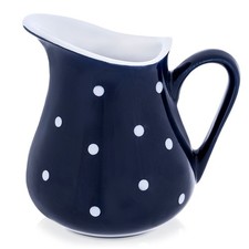 Krug kanne keramik 480ml blau - krug,