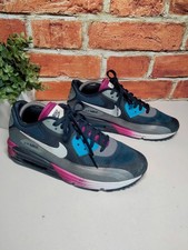 Herren Nike Air Max Lunarlon 90 c3.0 midnight navy Schnürschuhe Sneaker UK 8 EU 42,5