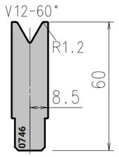 Amada promecam die - die, v12mm