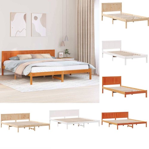 Bettgestell massivholz kiefer - bettgestell,