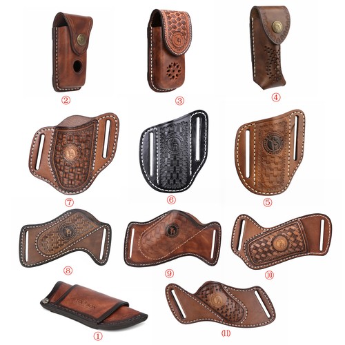 Tourbon leder klappmesser - leder,