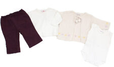 PRENATAL 4tlg.Baby-Set Mädchen Hose Langarm-Shirt Strickjacke Body - Gr. 56 edel