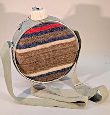 Western Feldflasche 70er Trinkflasche Wolle