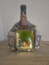 Krippe Im Bocksbeutel                 Bocksbeutel 3 L Mit Led Beleuchtung