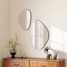 HOMCOM Wandspiegel 2er-Set