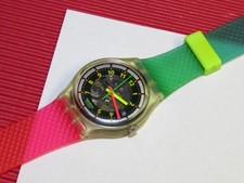 REFURBISHED / neuwertige Swatch BLACK LINE