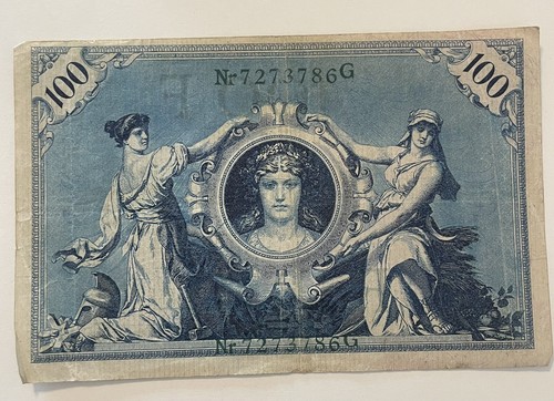 Reichsbanknote 100 mark vom - reichsbanknote,