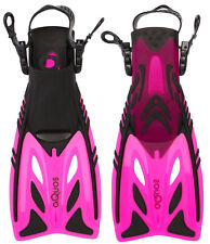 aQuos Kinder Flossen Pelican Taucherflossen verstellbar 27-31 32-37 mitwachsend