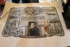 tolle alte Urkunde eines Uffz