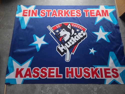 Kassel huskies fahne mit - ec,