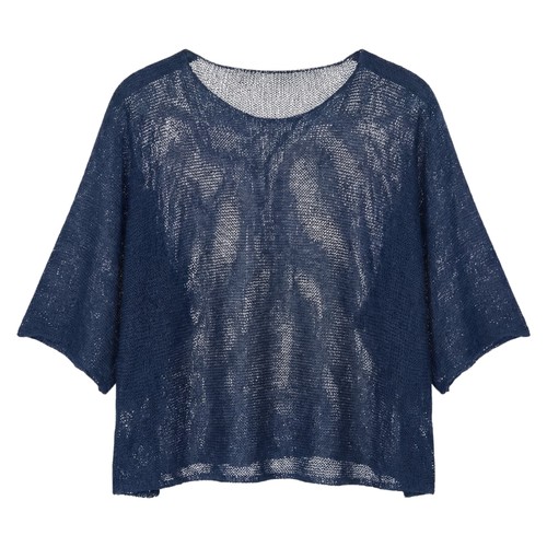 Strickshirt transparent damen - transparent,